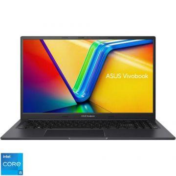 Laptop ASUS VivoBook 15X OLED K3504VA cu procesor Intel® Core™ i5-1340P pana la 4.60 GHz, 15.6inch, 2.8K, OLED, 8GB, 1TB SSD, Intel® UHD Graphics, No OS, Negru