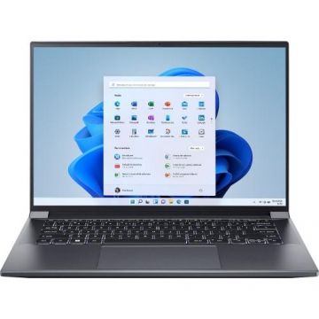 Laptop Acer Swift X SFX14-71G (Procesor Intel® Core™ i7-13700H (24M Cache, up to 5.0 GHz) 14inch WQXGA+, 16GB, 1TB SSD, NVIDIA GeForce RTX 4050 @6GB, Win 11 Home, Gri)