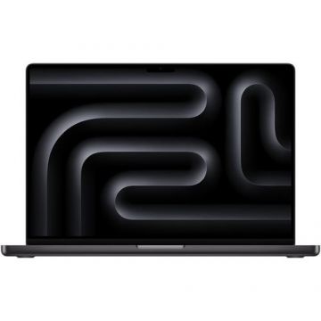 Laptop Apple MacBook Pro 16 2023 (Procesor Apple M3 Pro (12-core CPU / 18-core GPU) 16.2inch Liquid Retina XDR, 18GB, 1TB SSD, Mac OS Sonoma, Layout INT, Negru)