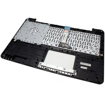 Tastatura Asus K554 Neagra cu Palmrest argintiu