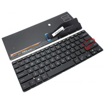 Tastatura Asus 0KNB0-F122AR00 iluminata layout US fara rama enter mic