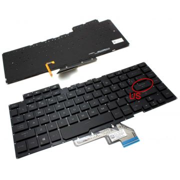 Tastatura Asus 0KNR0-461GUS00 iluminata layout US fara rama enter mic