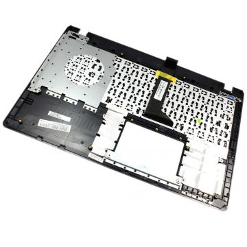 Tastatura Asus R510LN neagra cu Palmrest argintiu