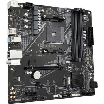 Placa de baza Gigabyte B550M K, AMD B550, AM4, mATX