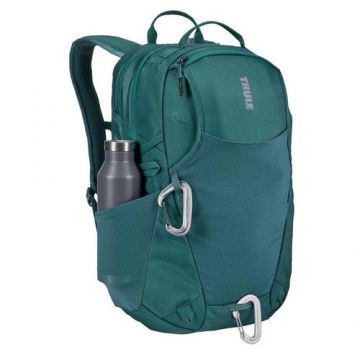 Rucsac THULE Enroute, 26 l, pentru laptop 15.6inch, 2 compartimente, buzunar lateral x 2, waterproof, nylon, Verde