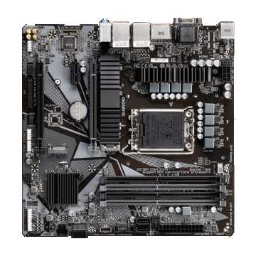 Placa de baza Gigabyte Q670M D3H LGA1700, 4x DDR4, 1x D-Sub, 1x HDMI, 1x DisplayPort, 2x PCIe 4.0 x16, 1x PCIe 3.0 x1, 2x M.2, 4x SATA 6Gbps, mATX