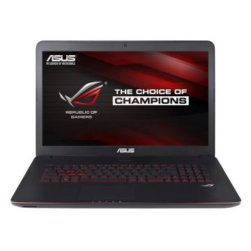 Laptop Gaming Asus G771JW-T7004T, Intel Core i7-4720HQ, 8GB DDR3, HDD 1TB + SSD 128GB, nVidia GeForce GTX 960M, Windows 10