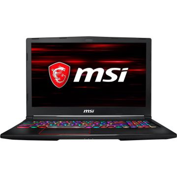 Laptop Gaming MSI GE63 Raider RGB 8RE-052XRO, Intel Core i7-8750H, 16GB DDR4, HDD 1TB + SSD 128GB, nVidia GeForce GTX 1060 6GB, Free DOS