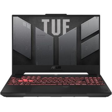 Asus Laptop Gaming ASUS TUF A15, AMD Ryzen 7-7735HS, 15.6 FHD, 16GB RAM, 512GB SSD, GeForce RTX 4060 8GB, Fara OS