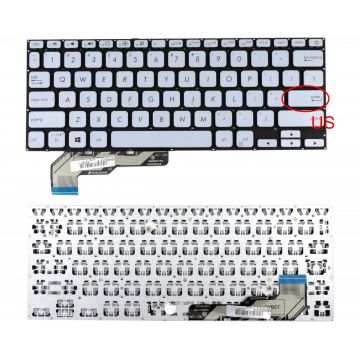 Tastatura Blue Asus ADOL14FA layout US fara rama enter mic