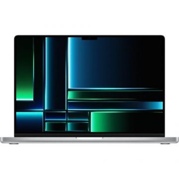 Laptop Apple MacBook Pro 16 2023 (Procesor Apple M2 Pro (12-core CPU / 19-core GPU) 16.2inch Liquid Retina XDR, 16GB, 1TB SSD, Mac OS Ventura, Layout INT, Argintiu) + adaptor priza US - EU