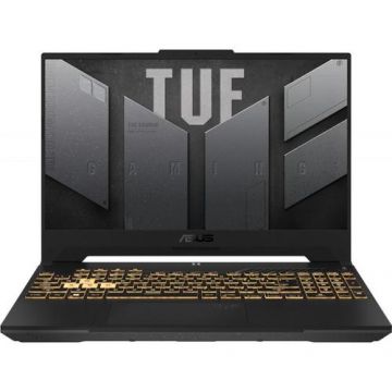 Laptop Gaming ASUS TUF F15 FX507ZC4 (Procesor Intel® Core™ i5-12500H (18M Cache, up to 4.50 GHz) 15.6inch FHD 144Hz, 16GB, 512GB SSD, nVidia GeForce RTX 3050 @4GB, Negru/Gri)