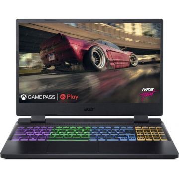 Laptop Gaming Acer Nitro 5 AN515-58 (Procesor Intel® Core™ i9-12900H (24M Cache, up to 5.0 GHz) 15.6inch FHD, 32GB DDR5, 1TB SSD, nVidia GeForce RTX 4060 @8GB, Negru)