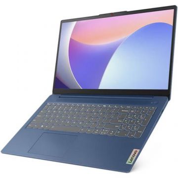 Laptop Lenovo IdeaPad Slim 3 15IAH8 (Procesor Intel® Core™ i5-12450H (12M Cache, up to 4.40 GHz), 15.6inch FHD IPS, 16GB DDR4, 512GB SSD, Intel UHD Graphics, Albastru)