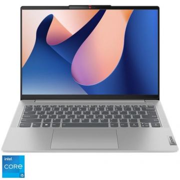 Laptop Lenovo IdeaPad Slim 5 14IAH8, Procesor Intel® Core™ i5-12450H pana la 4.4 GHz, 14inch, WUXGA, OLED, 16GB, 512GB SSD, Intel® UHD Graphics, No OS, Gri