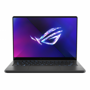 Laptop Gaming Asus ROG Zephyrus G14 GA403UI (Procesor AMD Ryzen 9 8945HS (16M Cache, up to 5.2 GHz), 14inch 3k, 32GB, 1TB SSD, NVIDIA GeForce RTX 4070 @8GB, Windows 11 Pro, Negru/Gri)