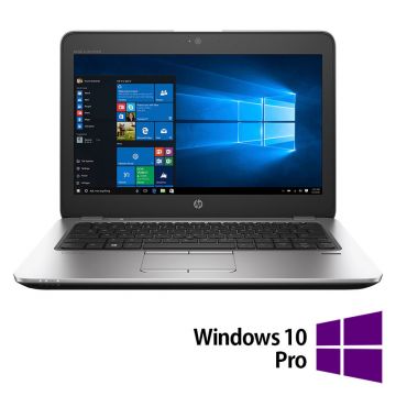 Laptop Refurbished HP EliteBook 820 G3, Intel Core i5-6200U 2.30GHz, 8GB DDR4, 256GB SSD, 12.5 Inch Full HD, Webcam + Windows 10 Pro