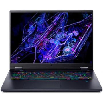 Laptop Gaming Acer Predator Helios 18 PH18 (Procesor Intel® Core™ i9-14900HX (36M Cache, up to 5.80 GHz), 18inch WQXGA, 32GB DDR5, 2TB SSD, NVIDIA GeForce RTX 4090 @16GB, DLSS 3.0, Negru)