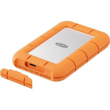 SSD LaCie Rugged Mini, 4 TB, USB 3.2 Gen 2x2, 2.5inch (Portocaliu)