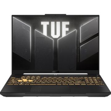 Asus Laptop Gaming Asus TUF F16 FX607JV, Intel Core i7-13650HX, 16 inch FHD+, 16GB RAM, 1TB SSD, nVidia RTX 4060 8GB, Free DOS, Gri