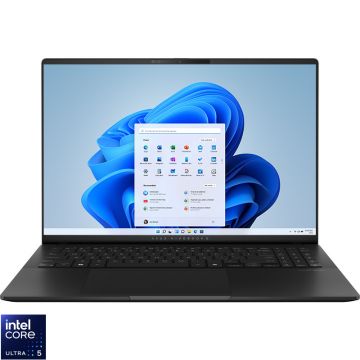 Laptop ASUS 16'' Vivobook S 16 OLED S5606MA, 3.2K 120Hz, Procesor Intel® Core™ Ultra 5 125H (18M Cache, up to 4.50 GHz), 16GB LPDDR5X, 1TB SSD, Intel Arc, Win 11 Home, Neutral Black