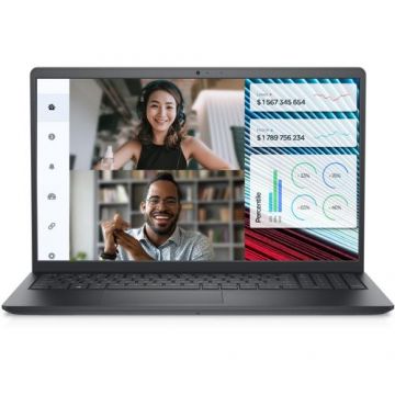 Laptop Dell Vostro 3520 (Procesor Intel® Intel® Core™ i5-1235U (12M Cache, up to 4.40 GHz) 15.6inch FHD 120Hz, 16GB, 1TB SSD, Intel Iris Xe Graphics, FGP, Win 11 Pro, Negru)