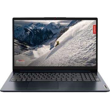 Laptop Lenovo 15.6'' IdeaPad 1 15ALC7, FHD IPS, Procesor AMD Ryzen™ 5 5500U (8M Cache, up to 4.0 GHz), 16GB DDR4, 512GB SSD, Radeon, No OS, Abyss Blue