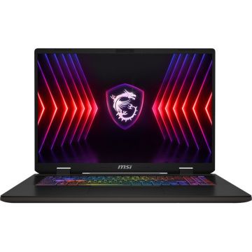 MSI Laptop Gaming MSI Sword 17 HX B14VGKG, Intel Core i7 14700HX, 17 WUXGA, RAM 16GB, SSD 1TB, GeForce RTX 4070 8GB, FreeDOS