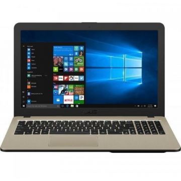 Asus Laptop Asus VivoBook 15 X540NA-GQ005, Intel Celeron Dual Core N3350, 15.6 inch FHD, 4GB RAM, 500GB HDD, Free DOS, Negru
