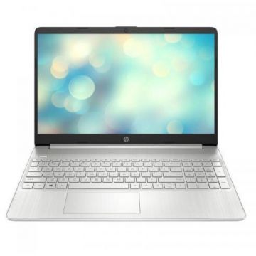 HP Laptop HP 15s-fq5009nq, Intel Core i7-1255U, 15.6inch, RAM 16GB, SSD 512GB, Intel Iris Xe Graphics, Free DOS, Natural Silver