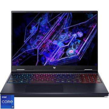 Laptop Acer Gaming 16'' Predator Helios Neo 16 PHN16-72, WQXGA IPS 240Hz, Procesor Intel® Core™ i9 14900HX (36M Cache, up to 5.80 GHz), 32GB DDR5, 1TB SSD, GeForce RTX 4070 8GB, No OS, Abyssal Black