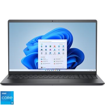 Laptop DELL 15.6'' Vostro 3530, FHD 120Hz, Procesor Intel® Core™ i5-1334U (12M Cache, up to 4.60 GHz), 16GB DDR4, 512GB SSD, Intel Iris Xe, Win 11 Pro, Carbon Black, 3Yr ProSupport