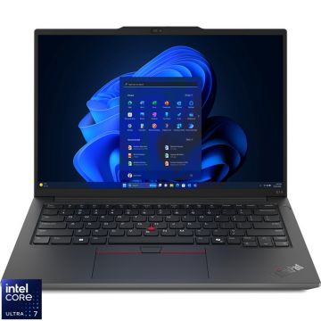 Laptop Lenovo 14'' ThinkPad E14 Gen 6, WUXGA IPS, Procesor Intel® Core™ Ultra 7 155H (24M Cache, up to 4.80 GHz), 32GB DDR5, 1TB SSD, Intel Arc, Win 11 Pro, Black