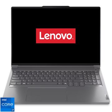 Laptop Lenovo 16'' ThinkBook 16p G5 IRX, WQXGA IPS, Procesor Intel® Core™ i7 14650HX (30M Cache, up to 5.20 GHz), 32GB DDR5, 1TB SSD, GeForce RTX 4060 8GB, No OS, Storm Grey