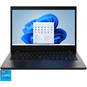 Laptop Refurbished ThinkPad L14 Gen2 Intel Core i5-1135G7 2.40 GHz 8GB DDR4 256GB NVME SSD 14 inch FHD Webcam