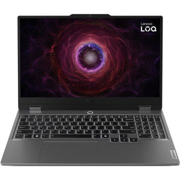 Lenovo Laptop Gaming Lenovo LOQ 15ARP9, AMD Ryzen 5 7235HS, 15.6 inch FHD, 16GB RAM, 1TB SSD, nVidia RTX 3050 6GB, Free DOS, Gri