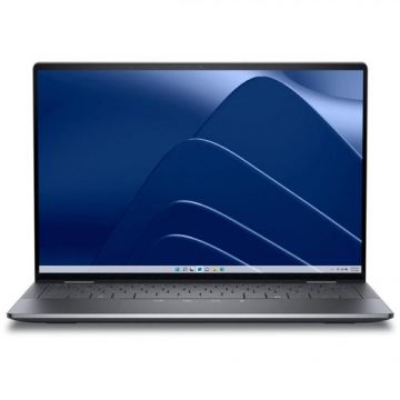 Laptop 2in1 Dell Latitude 9450 (Procesor Intel® Core™ Ultra 7 165U (12M Cache, up to 4.90 GHz) 14inch QHD+ Touch, 32GB, 1TB SSD, FGP, Intel® Graphics, Win 11 Pro, Gri)