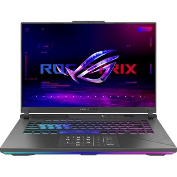 Laptop Gaming ASUS ROG Strix G614JIR (Procesor Intel® Core™ i9-14900HX (36M Cache, up to 5.80 GHz), 16inch QHD+ 240Hz, 16GB, 1TB SSD, NVIDIA GeForce RTX 4070 @8GB, DLSS 3.0, Negru/Gri)