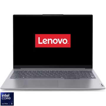 Laptop Lenovo 16'' ThinkBook 16 G7 IML, WUXGA IPS, Procesor Intel® Core™ Ultra 5 125U (12M Cache, up to 4.30 GHz), 32GB DDR5, 1TB SSD, Intel Graphics, No OS, Arctic Grey