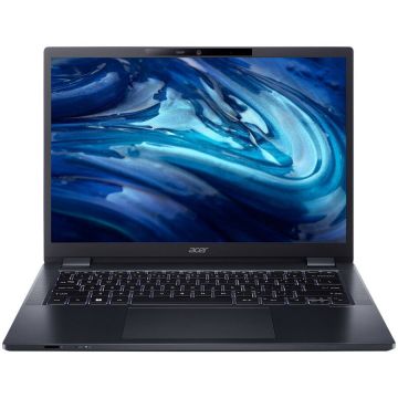 Laptop TravelMate TMP414 WUXGA 14 inch Intel Core i3-1220P 16GB 256GB Windows 11 Blue