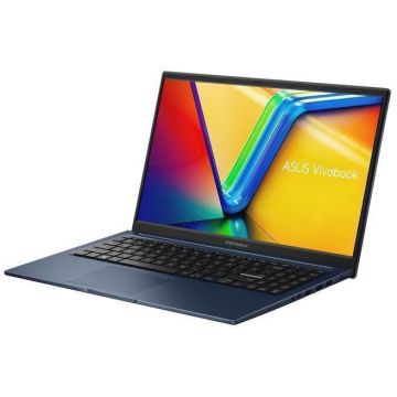 Asus Laptop ASUS 15.6'' Vivobook 15 X1504VA, FHD, Procesor Intel® Core™ i5-1335U (12M Cache, up to 4.60 GHz), 16GB DDR4, 1TB SSD, Intel Iris Xe, No OS, Albastru inchis