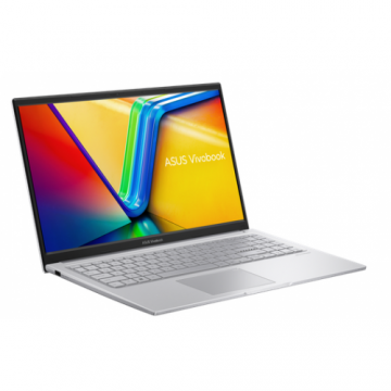 Asus Laptop ASUS 15.6'' Vivobook 15 X1504ZA, FHD, Procesor Intel® Core™ i3-1215U (10M Cache, up to 4.40 GHz, with IPU), 8GB DDR4, 512GB SSD, GMA UHD, No OS, Argintiu