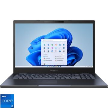 Laptop ASUS 15.6'' ExpertBook B2 B2502CVA, FHD, Procesor Intel® Core™ i7-1360P (18M Cache, up to 5.00 GHz), 24GB DDR4, 512GB SSD, Intel Iris Xe, Win 11 Pro, Star Black