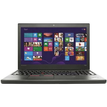 Laptop Refurbished ThinkPad T550 Intel Core i5-5200U 2.20GHz up to 2.70GHz 8GB DDR3 240GB SSD 15.6Inch HD Webcam