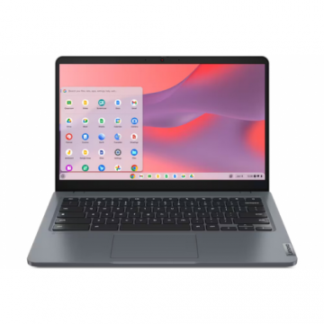 Laptop 14e Chromebook 14 inch FHD Intel N100 8GB 64GB eMMc Chorme OS Storm Grey