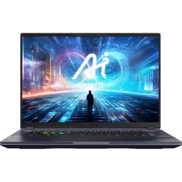 Laptop AORUS 16X 9KG-43EEC54SH 16 inch WQXGA 165Hz Intel Core i7-13650HX 16GB DDR5 1TB SSD nVidia GeForce RTX 4060 8GB Windows 11 Home Midnight Gray