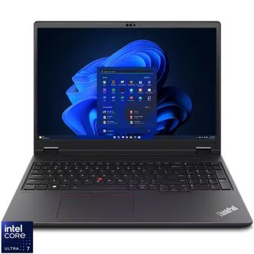 Laptop Lenovo 16'' ThinkPad P16v Gen 2, WQUXGA IPS, Procesor Intel® Core™ Ultra 7 155H (24M Cache, up to 4.80 GHz), 32GB DDR5, 1TB SSD, RTX 1000 Ada 6GB, Win 11 Pro, Black