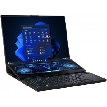 Laptop ROG Zephyrus DUO 16 GX650PY-NM050X - R9-7945HX 16inch-240Hz 64GB 4TB Windows 11 Pro RTX4090 Negru