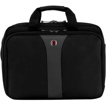 Wenger Geanta notebook 16 inch, Double Gusset Computer Case, Black - Gray