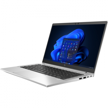 HP Ultrabook HP 13.3'' EliteBook 630 G9, FHD IPS, Procesor Intel® Core™ i5-1235U (12M Cache, up to 4.40 GHz, with IPU), 16GB DDR4, 512GB SSD, Intel Integrated Graphics, Free DOS, Argintiu